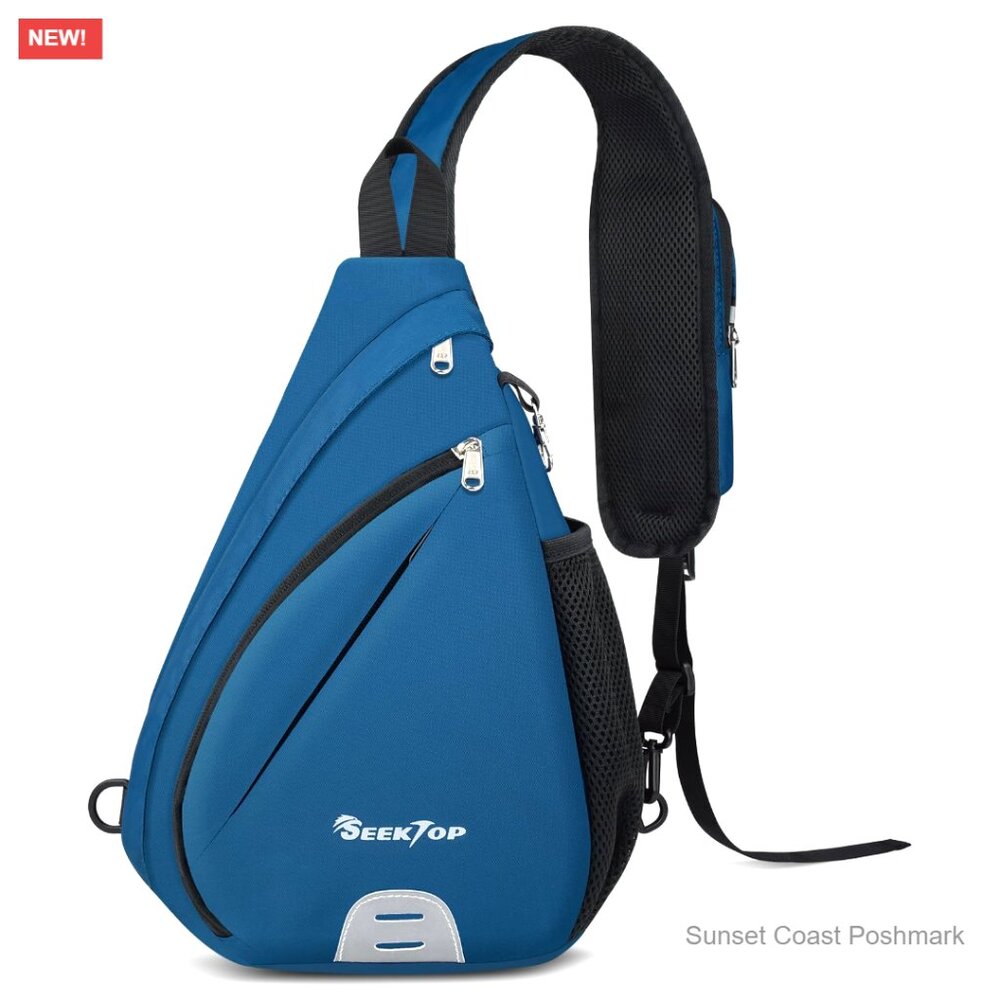 Anti-Theft RFID Crossbody Sling Backpack Waterproof Nylon Lightweight Travel